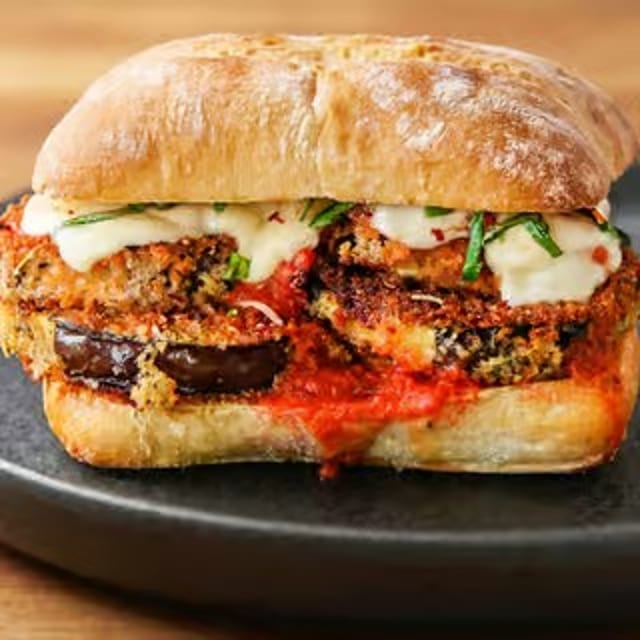 Eggplant Parmigiana Sub.