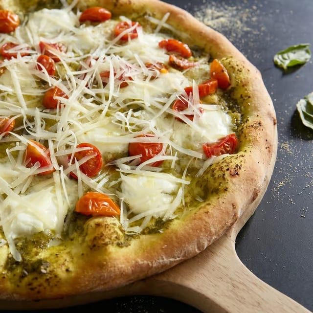 Bianca Genovese Pizza.