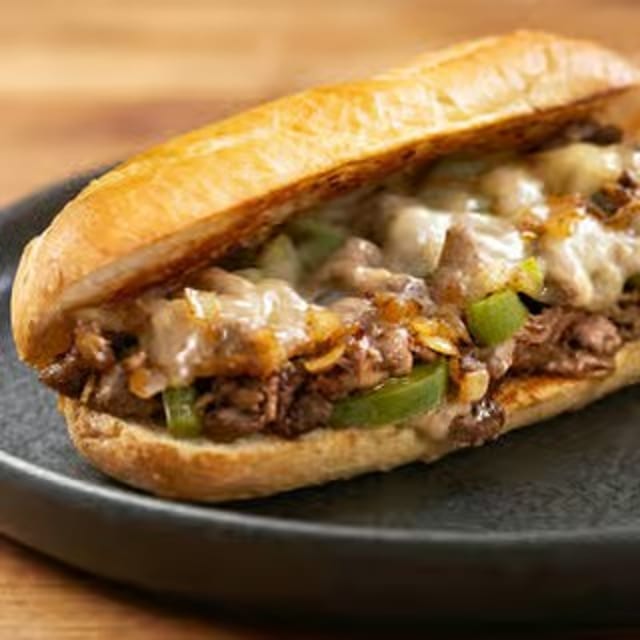 Pizza Steak Sandwich.