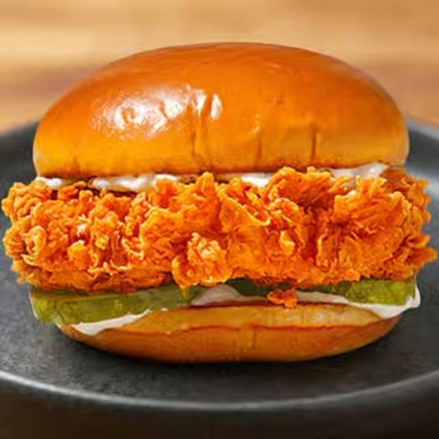 Spicy Chicken Combo Sandwich.