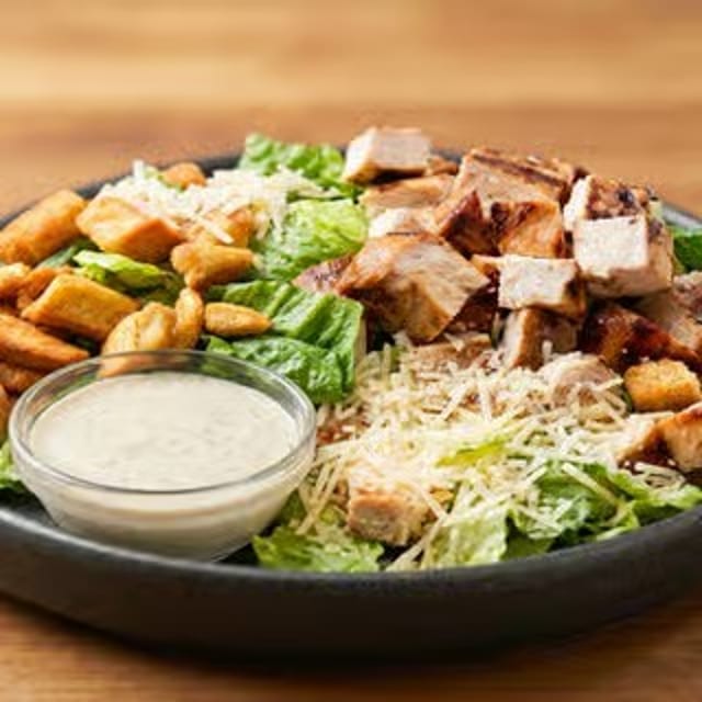 Grilled Chicken Caesar Salad.